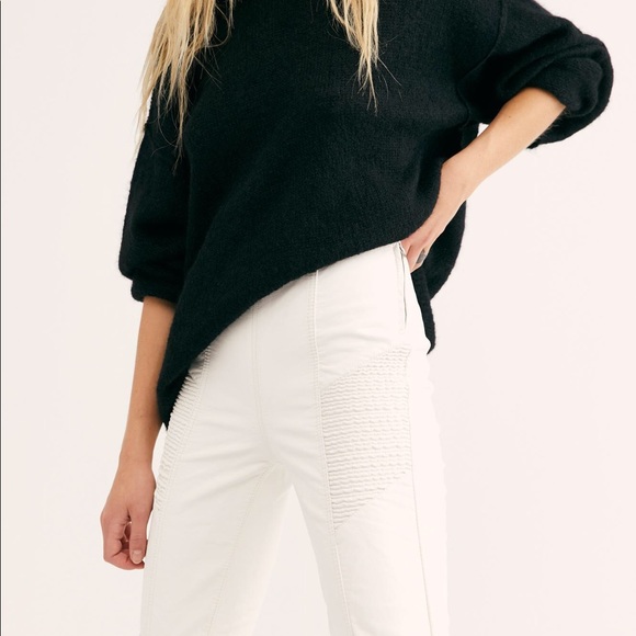 Free People Kaelin Faux Leather Moto 